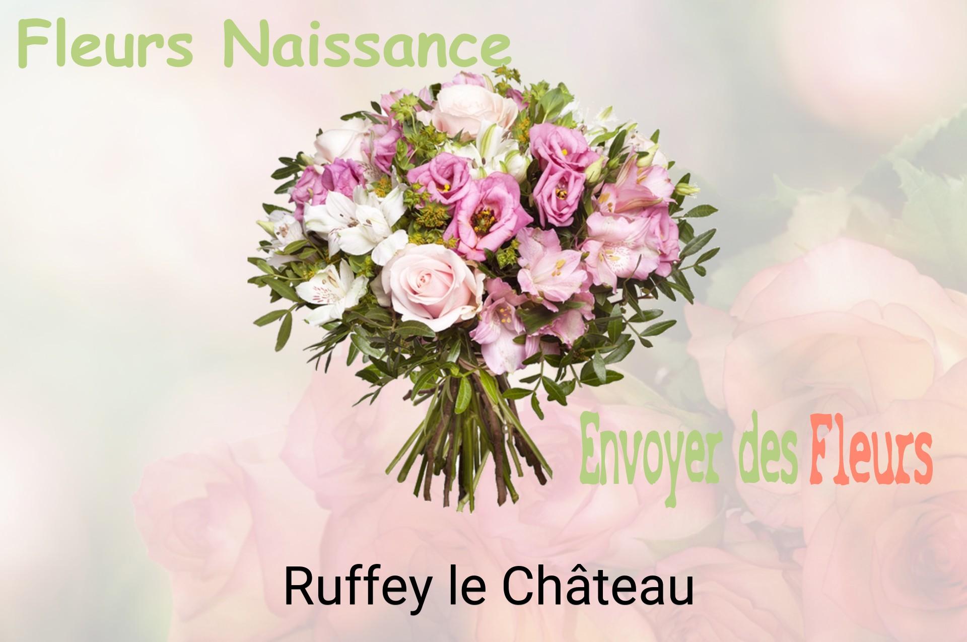 Bouquet de fleurs de naissance livré à Ruffey-le-Château