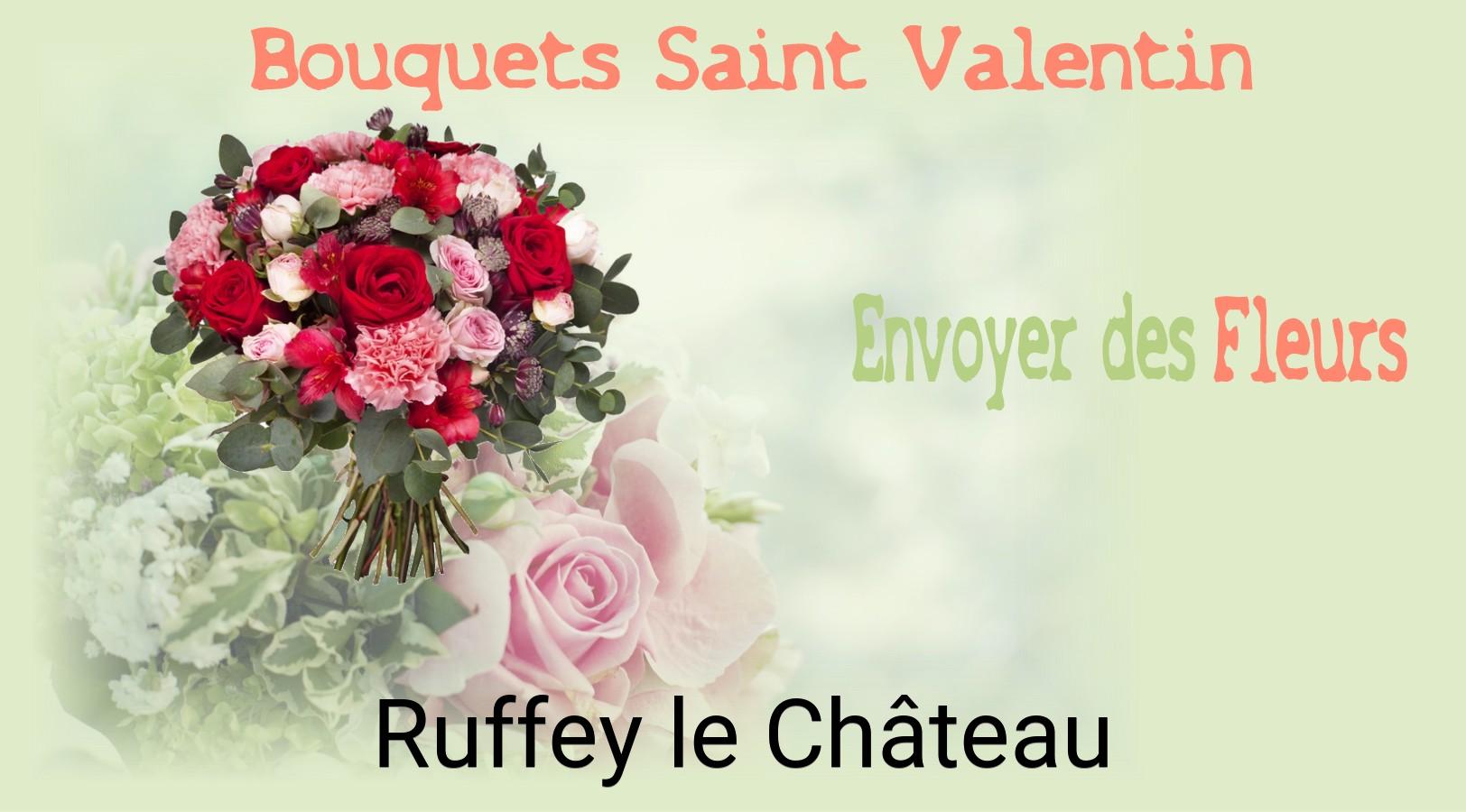 Roses de Saint-Valentin livrées à Ruffey-le-Château